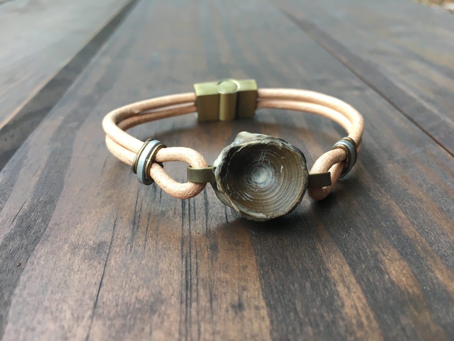 Vertebracelet: Tan Series - Foxy Fossils