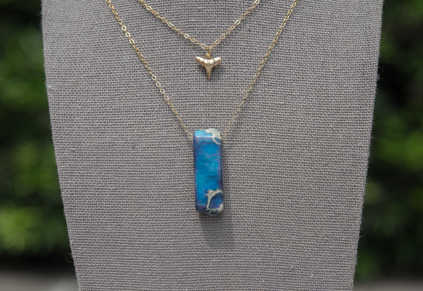 Deep Blue Sea Necklace - Foxy Fossils