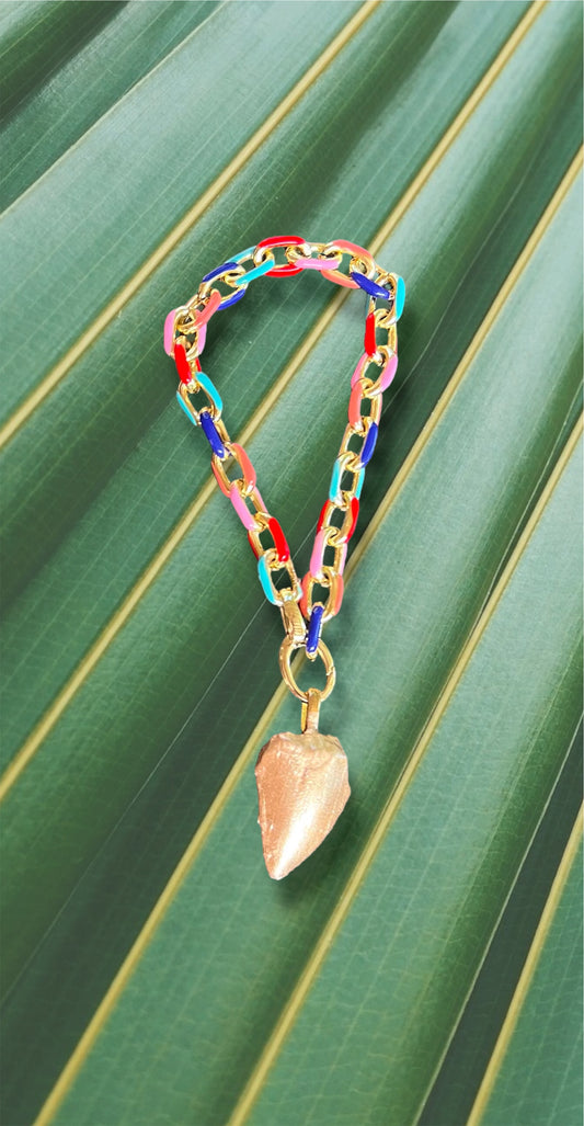 Color Pop Shark Tooth Bracelet