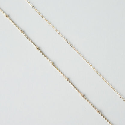 Shiny 14kt gold filled chains for custom order, gold satellite chain, dainty gold cable chain
