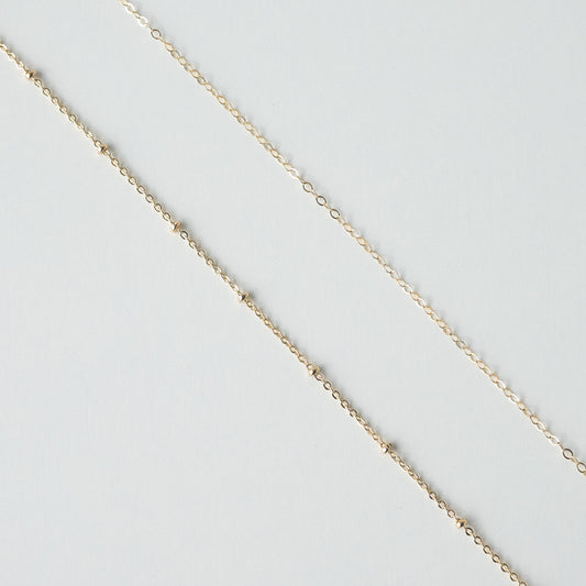 Shiny 14kt gold filled chains for custom order, gold satellite chain, dainty gold cable chain